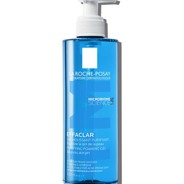 La Roche-Posay Effaclar Gel Moussant Peau Grasse Acnéique 400ml